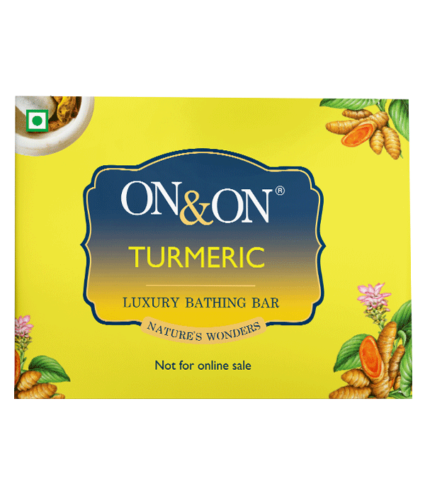 On & On Turmeric Luxury Bathing Bar 75 Gms