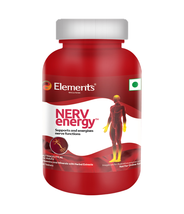 Elements Wellness Nerv Energy (60 Tablets)